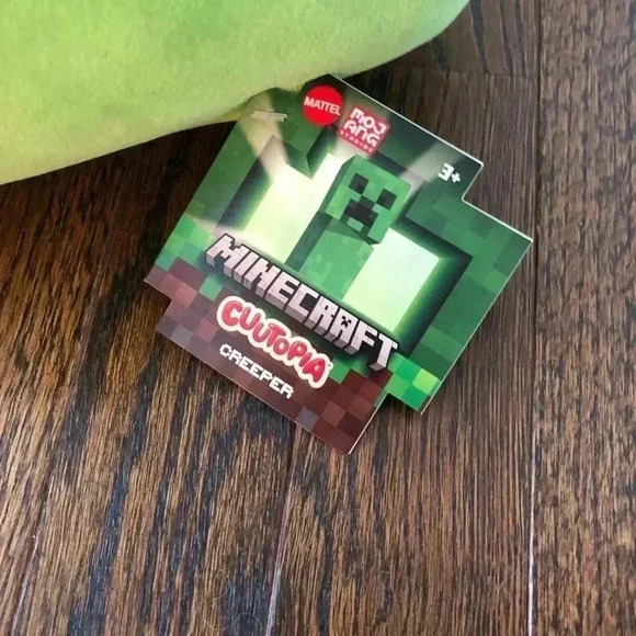 Cuutopia by Mattel 10” Minecraft Creeper Plush - NWT!! - Picture 3 of 6